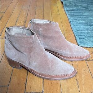 Soludos “Venetian” Suede Ankle Boots
